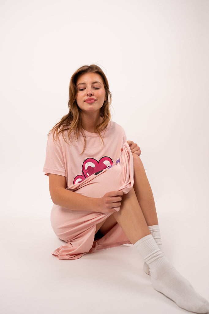 SweetPlaid™ Pink Panda PJs