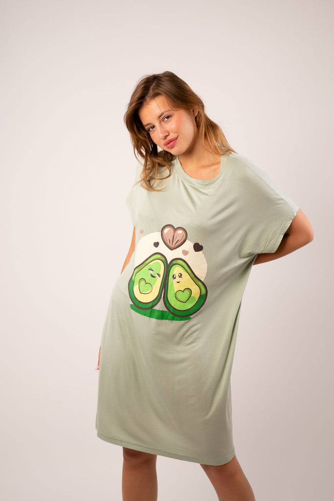 SweetPlaid™ Green Avocado PJs