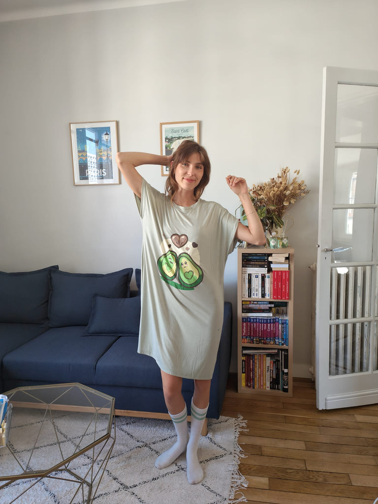 SweetPlaid™ Green Avocado PJs